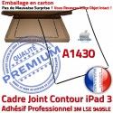 Joint Plastique iPad 3 A1430 N Tactile Tablette Precollé Réparation Apple Noir Vitre Ecran Châssis Cadre Autocollant Contour Adhésif