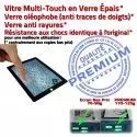 iPad2 Apple A1395 A1396 A1397 PN Oléophobe PREMIUM Fixation 2 Ecran Verre HOME Remplacement Caméra Adhésif Vitre Noir Bouton Qualité Precollé Nappe iPad Tactile