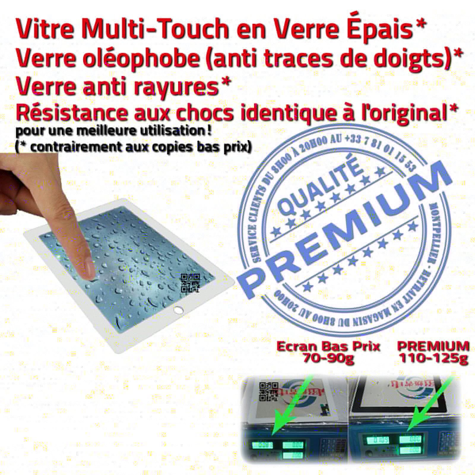 Changement Écran Complet Blanc Installer QUALITE PREMIUM Caméra Bouton Home KIT Démontage Installation iPad2 A1397 Tablette iPad 2 Apple Retina Display PACK Réparation Remplacement Adhésif Prémonté Precollé Changer Vitre Tactile Blanche Verre Assemblée