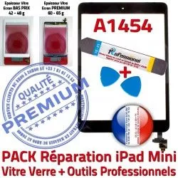 Adhésif Vitre PREMIUM Tablette KIT Qualité Mini Réparation Outils PACK HOME Tactile A1454 Nappe Apple Precollé Noir Noire iPad Verre Bouton IC MINI