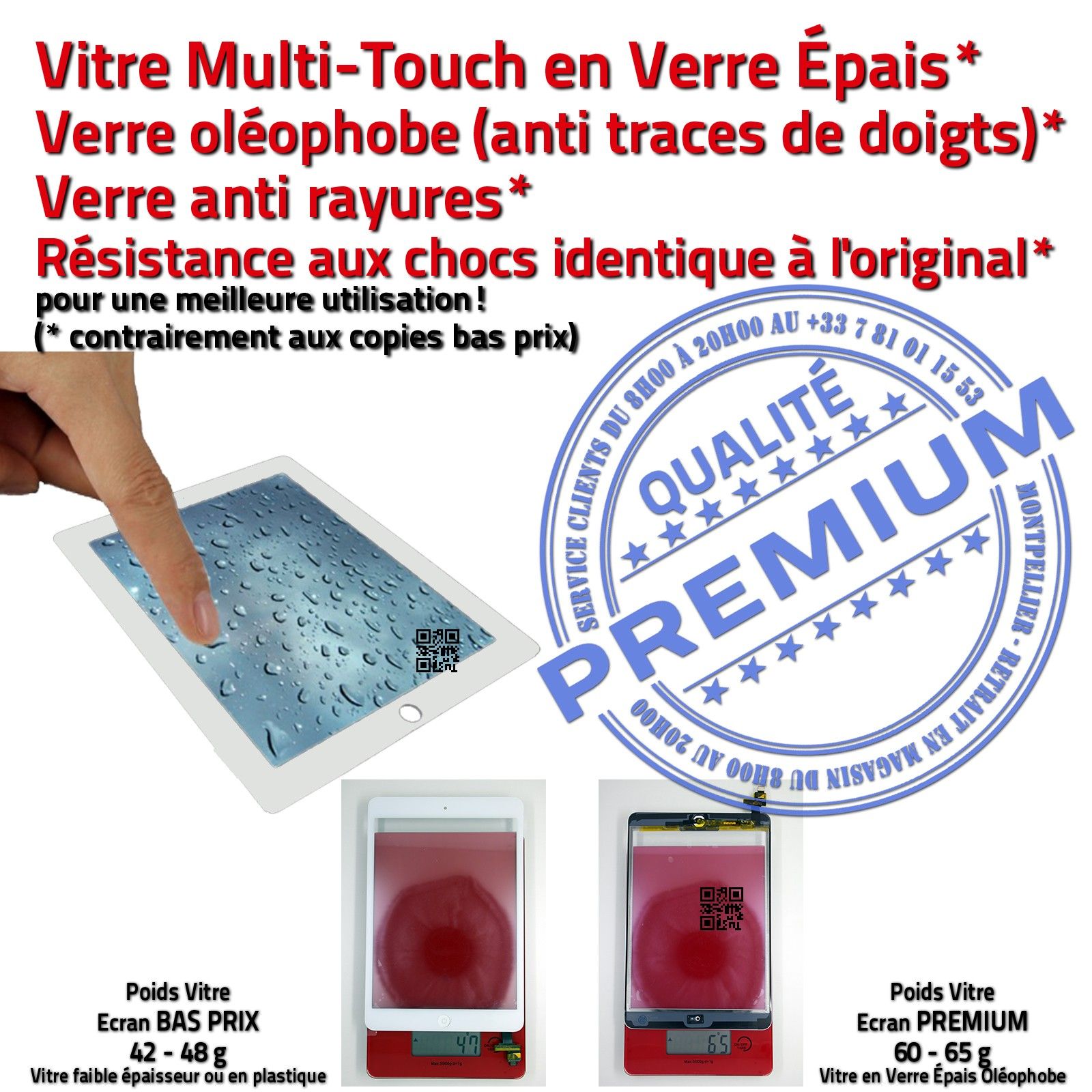 Nappe Bouton Home Caméra Changement PACK Outils Professionnels Tablette iPad Apple Retina Display KIT Réparation Remplacement Changer Vitre Blanche Verre Oléophobe iLAME Démontage Outillage MINI 1 Mini1 Écran Tactile Blanc Connecteur IC Adhésif