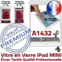 Blanc Fixation Adhésif A1432 Tactile Filtre Nappe Oléophobe Mini1 Tablette Réparation Verre Caméra Home Bouton Vitre Monté Ecran iPad