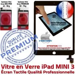 Bouton A1600 Réparation MINI Mini3 iPad Monté Tablette Verre Nappe Adhésif Vitre Ecran Oléophobe Caméra Fixation 3 Noir A1599 Home Tactile Filtre