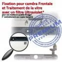 Mini3 iPad A1600 Blanc Ecran Monté Fixation Oléophobe Nappe Caméra Adhésif Filtre Verre Home Bouton Tablette Vitre Réparation Tactile