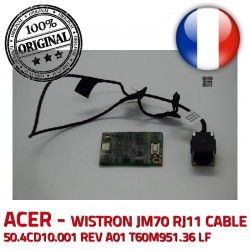 CABLE ORIGINAL LF 56K Acer Board T60M951.36 JM70 50.4CD10.001 Modem ACER T60M951 RJ11 WISTRON ASPIRE