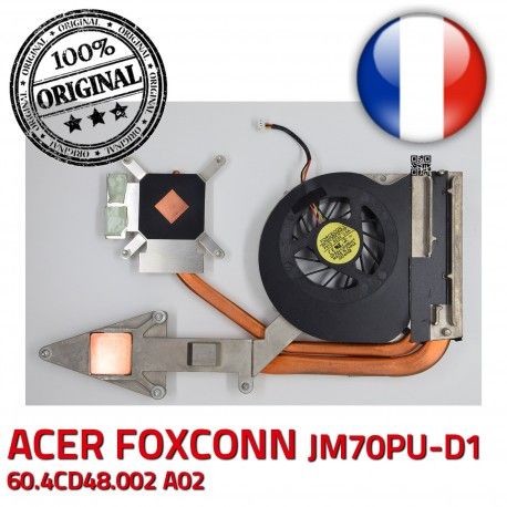 FOXCONN JM70PU-D1 Aspire Ventilateur Radiateur A02 F81D Acer ORIGINAL DC5V 60.4CD48.002