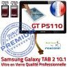 Samsung Galaxy TAB 2 GT-P5110 N PREMIUM en 10.1 Tactile Adhésif P5110 GT LCD Prémonté Vitre Supérieure TAB2 Assemblée Ecran Qualité Verre Noire