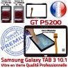 Samsung Galaxy GT-P5200 Tab3 N 10.1 Qualité Ecran Supérieure Adhésif Noire PREMIUM Tactile LCD en TAB3 Assemblée Vitre Verre Prémonté