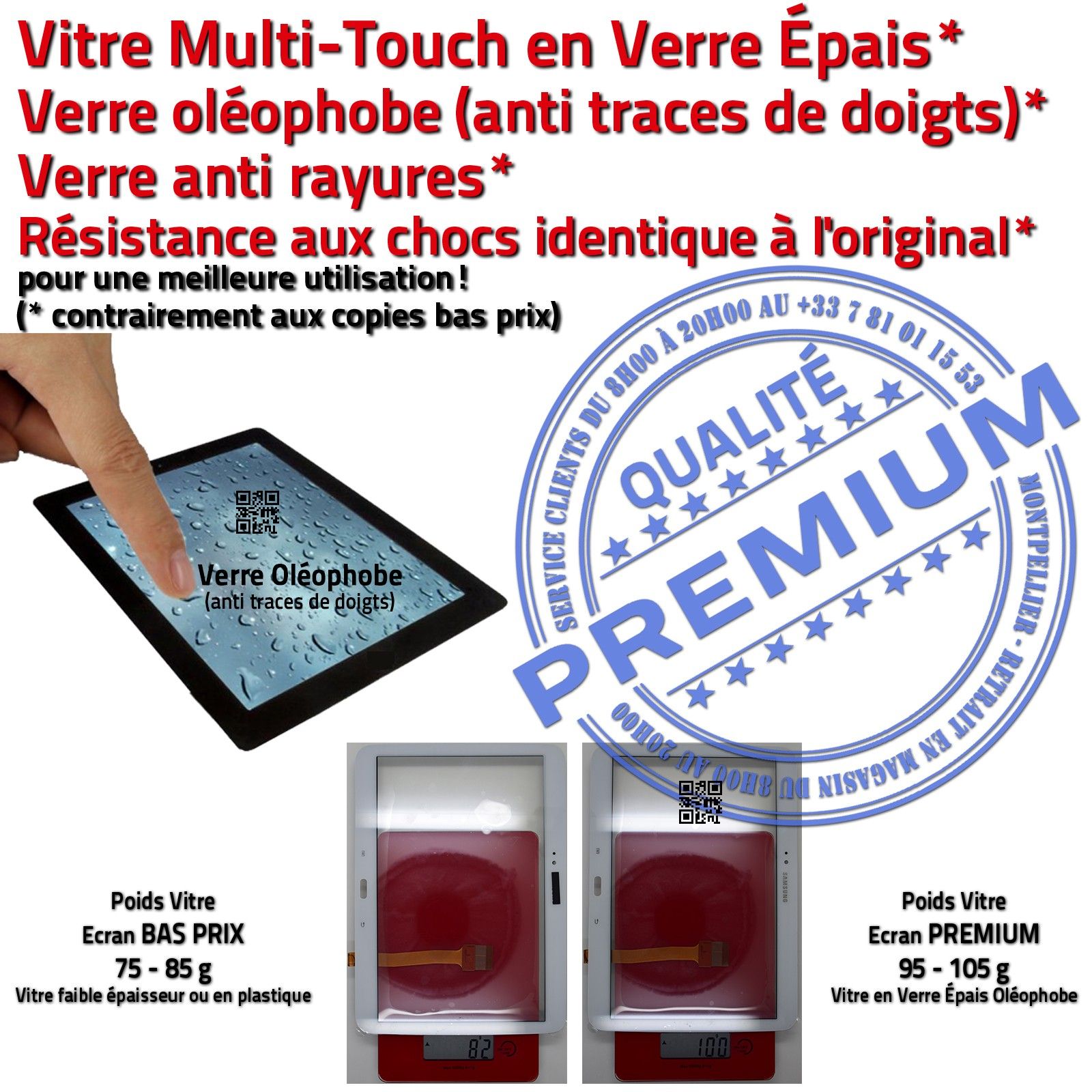 TAB4 535 SM-T535 Samsung Adhésif Prémonté Precollé Changer Vitre Tactile Noire Verre Assemblée Protection Film PACK Démontage Installation Tablette TAB 4 Galaxy T535 SM-535 Changement Écran Complet Noir Installer Qualité PREMIUM Réparation Remplacement