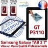Samsung Galaxy TAB 2 GT-P3110 N Supérieure Tactile LCD GT Qualité TAB2 P3110 Adhésif Noire Prémonté Verre Assemblée Ecran en Vitre 7 PREMIUM