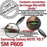 Samsung Galaxy NOTE SM-P605 C Doré SM ORIGINAL Réparation Nappe OFFICIELLE Contacts de Qualité Connecteur Charge P605 MicroUSB Chargeur