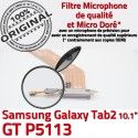 Samsung Galaxy TAB 2 GT-P5113 Ch Chargeur Dorés Réparation Nappe OFFICIELLE Connecteur de MicroUSB Contacts ORIGINAL Charge TAB2 Qualité
