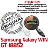 Samsung Galaxy Win i8852 USB GT charge Micro Pins Dock Qualité de souder à Dorés Connector Prise ORIGINAL Connecteur Chargeur