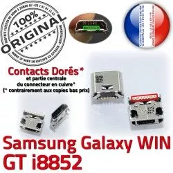 Galaxy Prise Dock Micro Qualité à ORIGINAL Dorés Samsung de Win souder charge i8852 Pins Chargeur GT Connector Connecteur USB