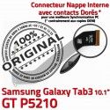 Samsung Galaxy GT-P5210 TAB3 Ch Dorés Réparation 3 MicroUSB Nappe Connecteur Contacts GT TAB de ORIGINAL Qualité Chargeur OFFICIELLE P5210 Charge