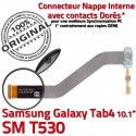 Samsung Galaxy TAB 4 SM-T530 Ch Réparation Qualité OFFICIELLE Dorés Nappe de Connecteur ORIGINAL Contacts MicroUSB Chargeur TAB4 Charge
