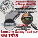 SM-T535 Micro USB TAB4 Charge Qualité Galaxy Contacts ORIGINAL T535 Chargeur TAB Dorés Nappe SM Connecteur OFFICIELLE de MicroUSB 4 Samsung Réparation