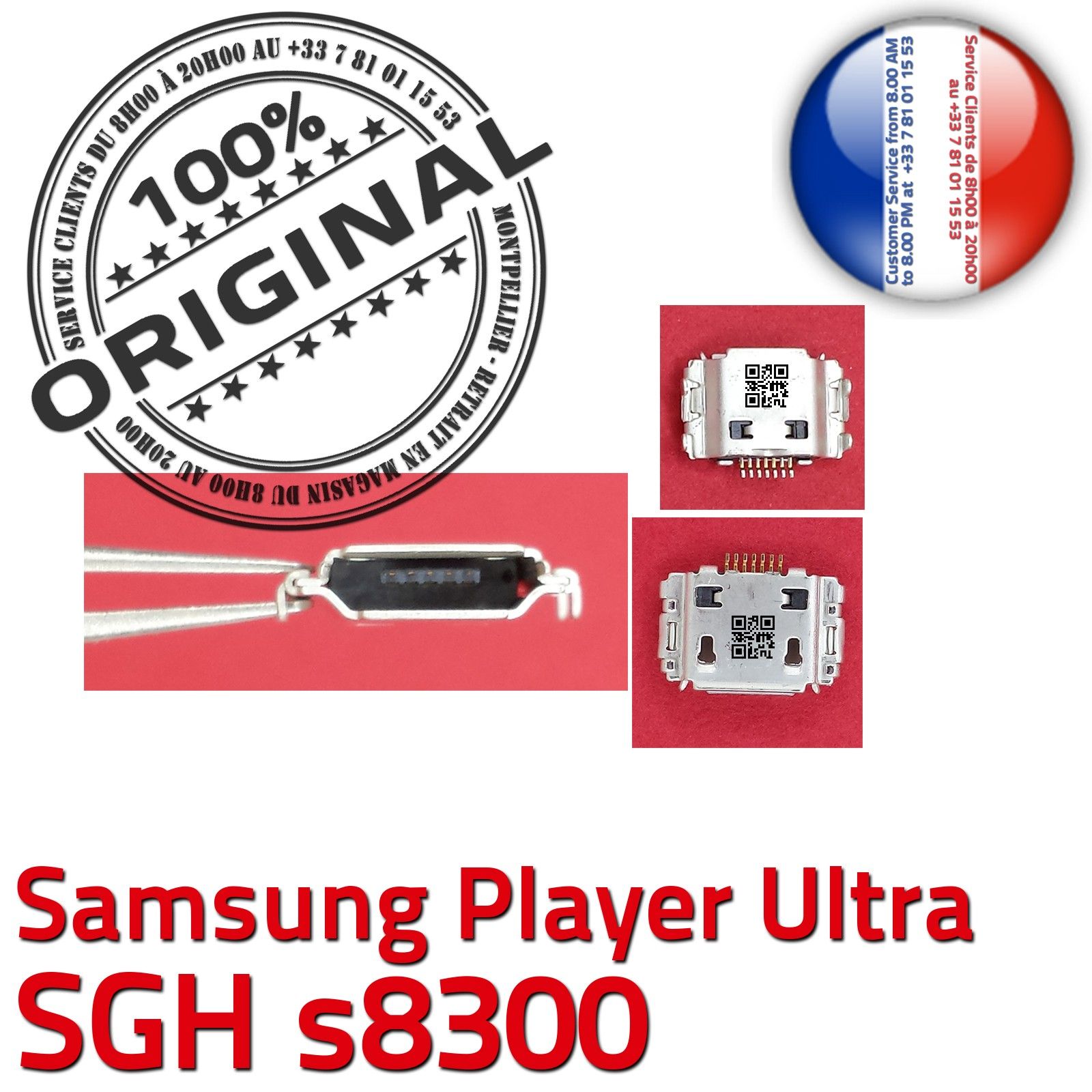 ORIGINAL Samsung Galaxy S4 GT i9515 Connecteur Carte SIM Lecteur Mémoire  Micro-SD Qualité Contacts Lecteur SLOT Nappe Connexion