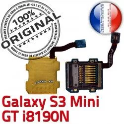 ORIGINAL GT Connector SD Qualité Galaxy Micro-SD Doré Lecteur Mini Memoire Read S3 Samsung i8190N Contact Connecteur Carte µSD Nappe