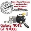 Samsung Galaxy NOTE GT N7000 C ORIGINAL OFFICIELLE Charge Antenne Prise MicroUSB Connecteur Qualité Chargeur Microphone RESEAU Nappe