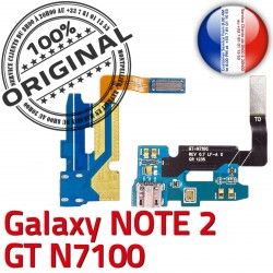 GT Charge C Connecteur Nappe Samsung Prise Galaxy RESEAU Microphone Qualité N7100 Antenne ORIGINAL MicroUSB Chargeur OFFICIELLE NOTE2