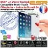 Verre Trempé Apple iPad A1476 UV ESR Vitre Protection Filtre Anti-Rayures Oléophobe Bleue AIR Multi-Touch Chocs Ecran H Lumière