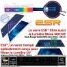 Film Protecteur Apple iPad A1416 Lumière ESR Chocs Incassable Ecran Filtre Anti-Rayures 3 Vitre Trempé Bleue Verre 9H Protection