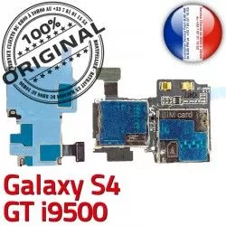 Reader Connecteur Memoire ORIGINAL Lecteur Samsung Dorés Connector Qualité Micro-SD SIM Carte Galaxy S4 Contacts GT Nappe S i9500