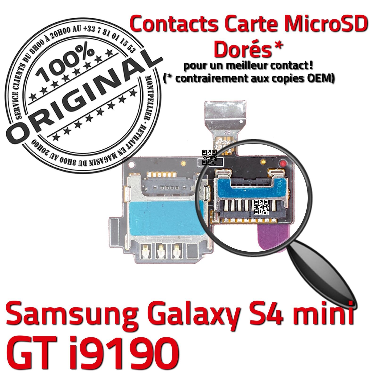 Reparation Lecteur de Carte SIM et Carte SD Galaxy S5 Mini
