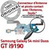 Samsung S4 Min GTi9190 C Galaxy ORIGINAL Prise Connecteur Microphone RESEAU Qualité 9190 Chargeur Charge Nappe GT Antenne MicroUSB OFFICIELLE