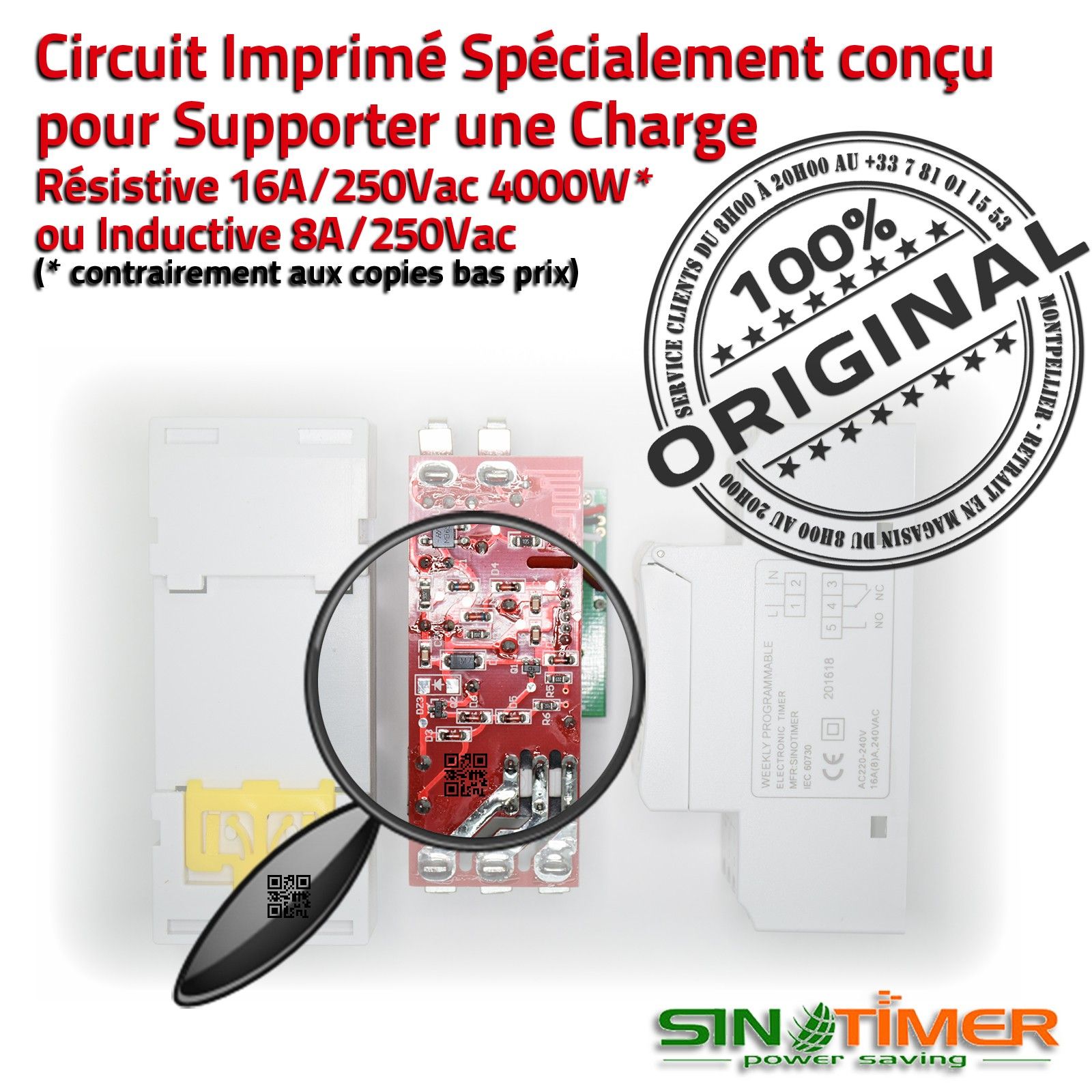 Minuterie Automatique Journalière Electronique Programmation Ballon Eau Chaude Tableau électrique Rail DIN 16A 4000W 4kW Digital