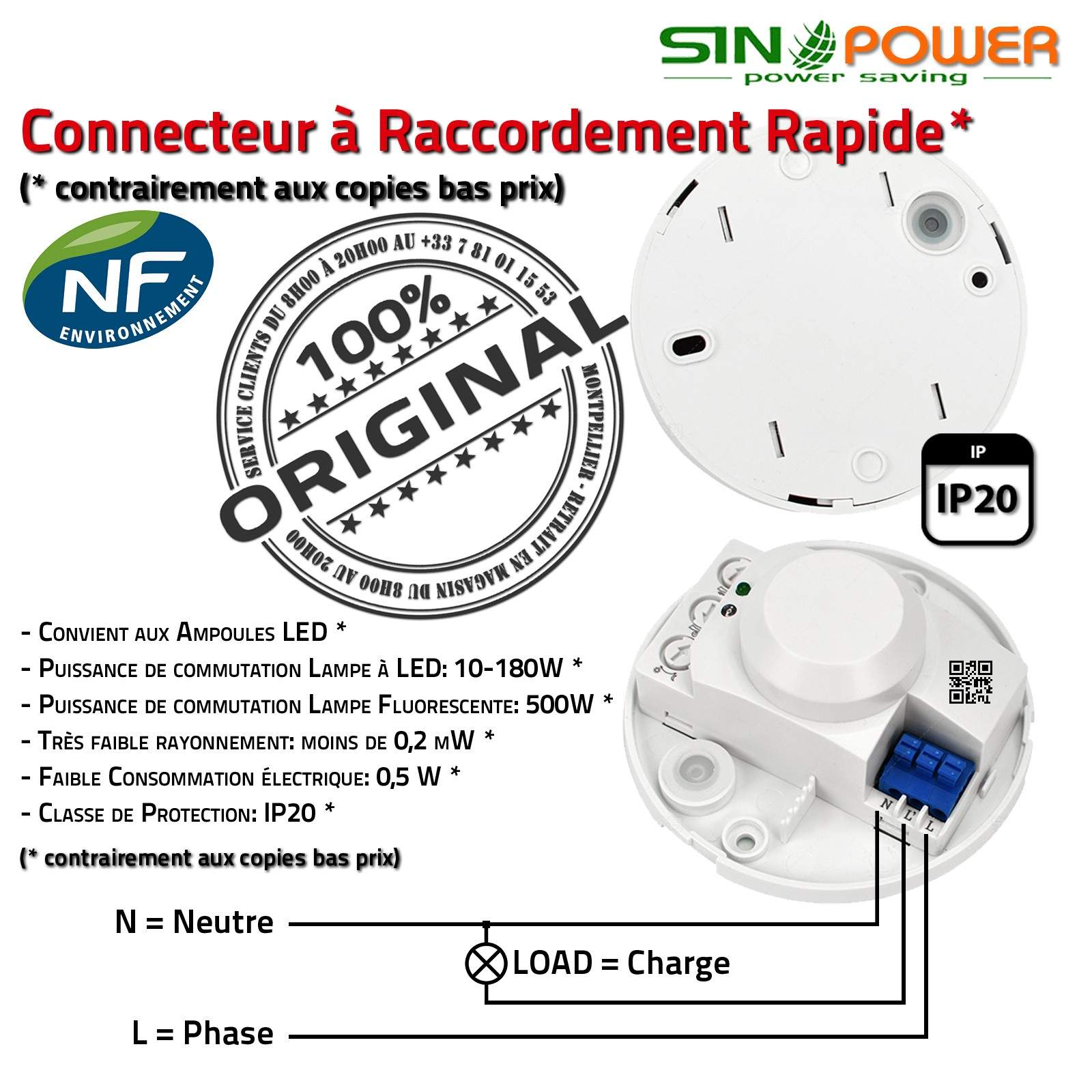 Capteur de Mouvements SINOPower